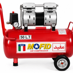 کمپرسور باد پمپ باد ۵۰ لیتری سایلنت oil free مفید اصلی